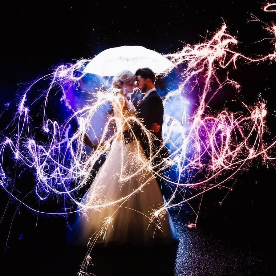 Who said rain will spoil your wedding day?!