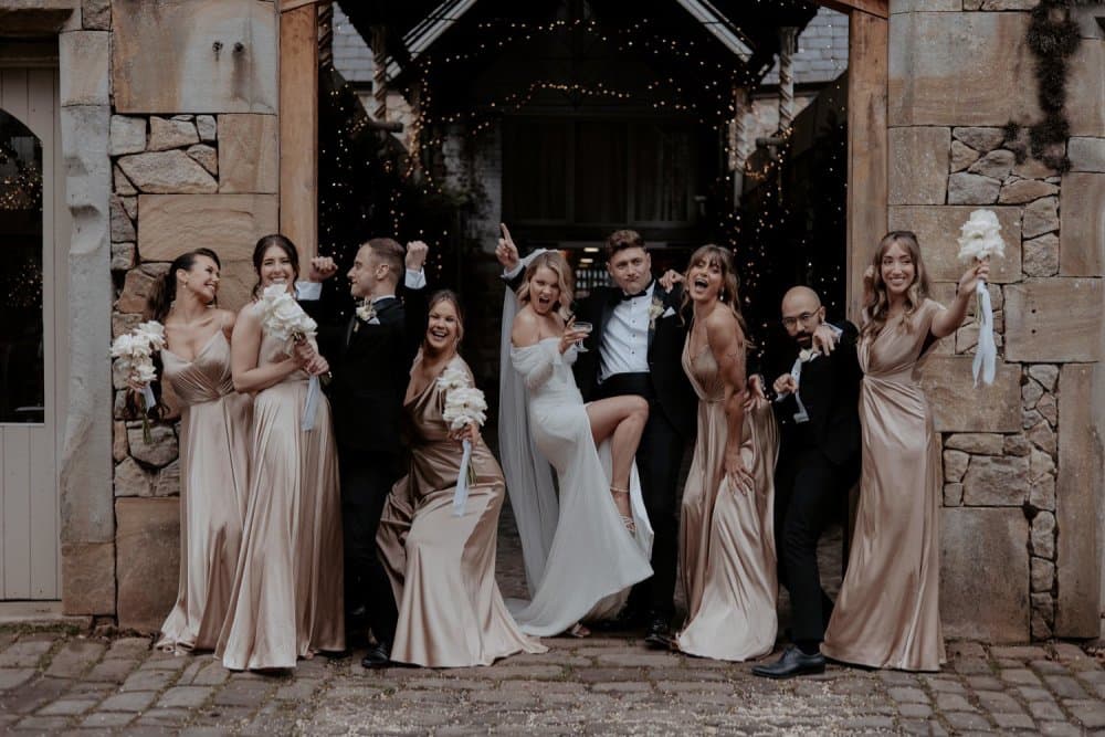 A Lancashire wedding party